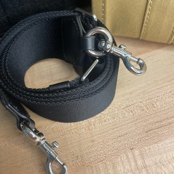 Marc Jacobs Small The Tote Bag Slate Green Multi Color Block EUC - Picture 2 of 10